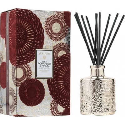 Volupsa Japonica Holiday Gilt Pomander & Hinoki aroma difuzér s náplní 100 ml