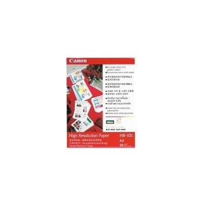 Canon High Resolution Paper HR-101 1033A006, 106 г/м2, A3, 20 бр. , специално изгладен, бял, фотографска хартия (1033A006)