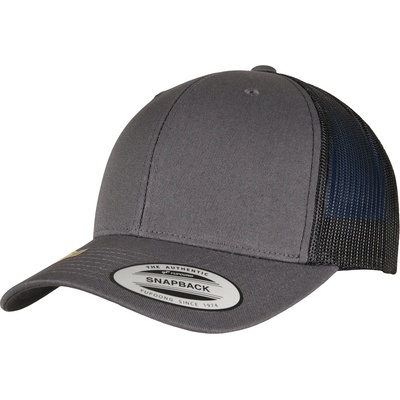 Urban Classics Шапка с козирка YP CLASSICS RECYCLED RETRO TRUCKER CAP 2-TONE charcoal/black one sizeUB-6606RT-01166 - Черен, размер one size