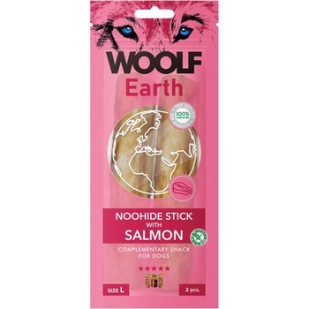 WOOLF Dog Earth NOOHIDE L Sticks с сьомга 85 г