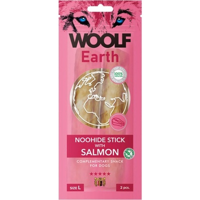 WOOLF Dog Earth NOOHIDE L Sticks с сьомга 85 г
