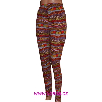 xcena Legíny dámské červenookrové