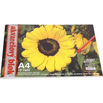 Akvarelový blok A4 čistý 10 listů