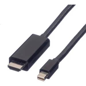 Valueline Кабел Mini DisplayPort 1.2 - HDMI (UHDTV), Mini DP-UHDTV, 4K60Hz, M/M, 3 м, черен 11.99. 5797-10 (11.99.5797-10)