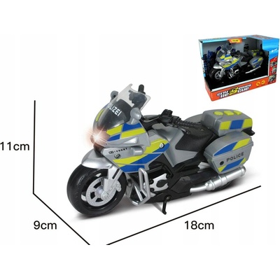 MADEJ policajný motocykel polícia svetlo zvuk motor