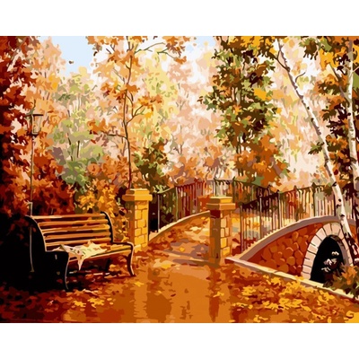 Gaira Malování podle čísel Podzimní park