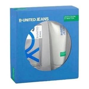 Benetton B. United Jeans for Men EDT Spray 100ml + Shower Gel 200ml за мъже Парфюми