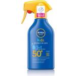 Nivea Sun Kids Protect & Care Детски слънцезащитен спрей с помпа SPF50+ 270 мл