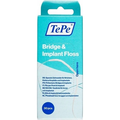 TePe Nit Bridge & Implant Floss 30 ks vláken – Zboží Dáma