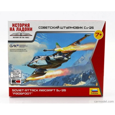 Zvezda Sukhoi Su-25 Frogfoot Airplane Military 1981 1:144