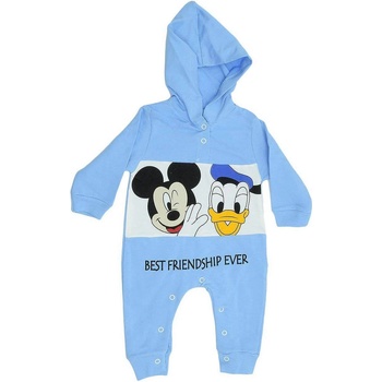 Myrat Baby Бебешки гащеризон Мики с качулка син