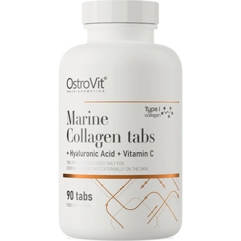 Image 1 of OstroVit Marine Collagen / + Hyaluronic Acid and Vitamin C [90 Таблетки]