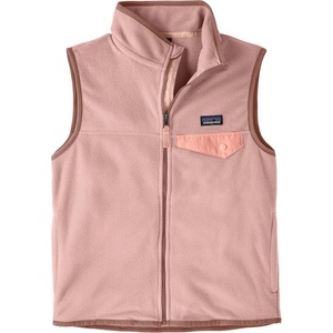 Patagonia Детски поларен елек Patagonia Kid's Micro D Snap-T Vest Fleece vest - Fuzzy Mauve (703-6943-0512)