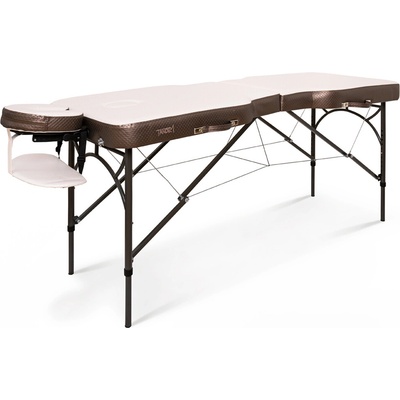 Tandem Profi A2D Contour Duo Skladací masážny stôl Farba: bielo-bronzová 187*70 cm | 15,7 kg | bielo-bronzová