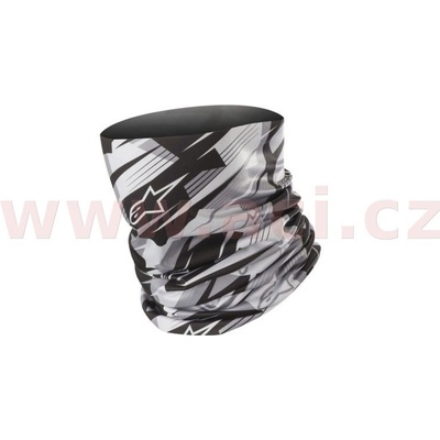 Alpinestars nákrčník Blurred neck tube černá/šedá