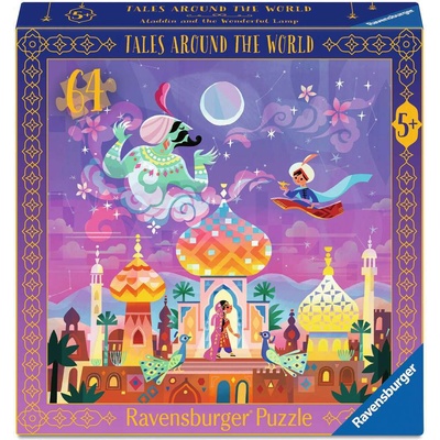 Ravensburger Пъзел Ravensburger от 64 части - Аладин и вълшебната лампа (12004207)