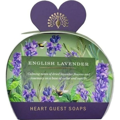 English Soap Company sada tuhých mýdel Anglická levandule 3 x 20 g