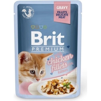 Brit Premium Cat Kitten Delicate Fillets Chicken 85 g
