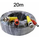 Foxgood Кабел за cctv Камери със Захранване 20м (1120-20)