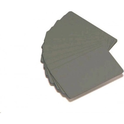 Zebra Color karta PVC - 30 mil, stříbrná metalýza - CR-80 Card (85.6 x 54 mm) 500 karet (104523-132)