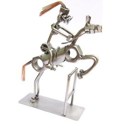 Kovová figurka Jezdkyně 23 cm