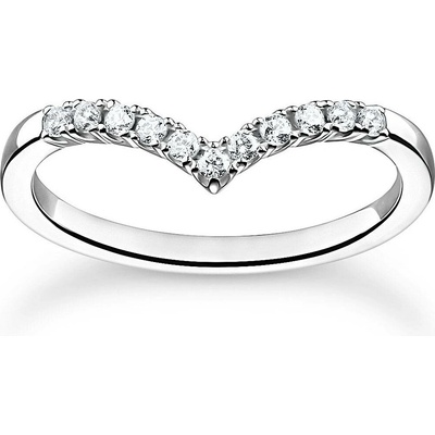 Thomas Sabo Ladies Ring TR2394 051 14 V-Form Gr.