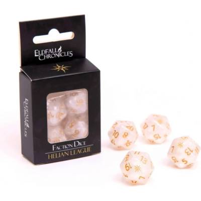 Аксесоар за настолна игра Eldfall Chronicles: Northern Wind - Faction Dice - Helian League (ELDHEL90)