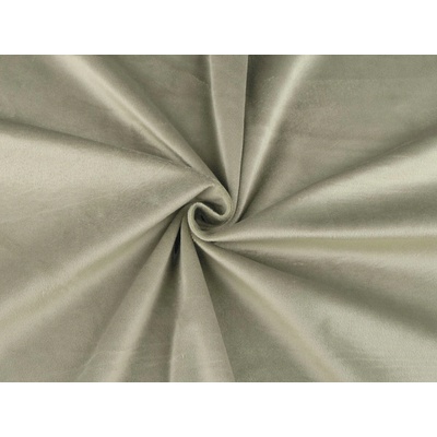 Samet / velvet hladký šíře 280 cm Varianta: 6 (260 g/m²) šedozelená sv., Balení: 1 m