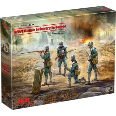 ICM Italian Infantry in armor WW1 1:35
