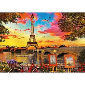 Educa - Puzzle Sunset in Paris - 3 000 piese