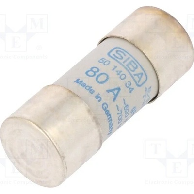 SIBA 5014034.80 Pojistka: tavná; gRL,gS; 80A; 690VAC; keramická,kulatý; 22x58mm