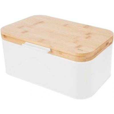 ORION Chlebovka plech/bambus 30x19,5x14,5 cm WHITELINE