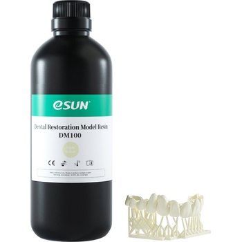 eSUN DM100 Dental Restoration Model Resin Light Yellow - 1.000 g (DM100DentalResin-LY)