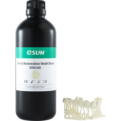 eSUN DM100 Dental Restoration Model Resin Light Yellow - 1.000 g (DM100DentalResin-LY)