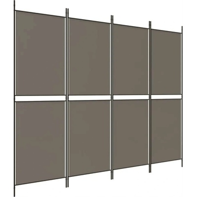 vidaXL Paraván 350232 šedý 200 x 200 cm