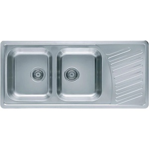 Alveus Elegant - Мивка 111x51 см, от неръждаема стомана 1009386 (1009386) Мивка за вграждане