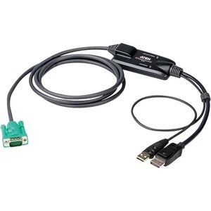 ATEN Преобразувател ATEN DisplayPort/USB - SPHD-15, 1, 8 м CV190-AT (CV190-AT)