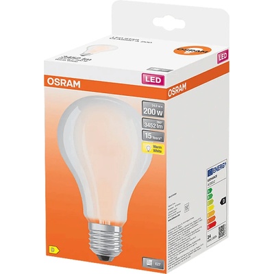 Osram LED žárovka E27 24W = 200W 3452lm 2700K Teplá bílá 300° Filament STAR OSRSTALL0265