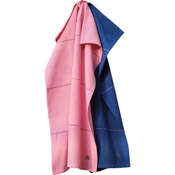 Marc O'Polo Малки кухненски кърпи Haley 50 x 70 см розово и кобалтово синьо 2 бр (101342-626-01)