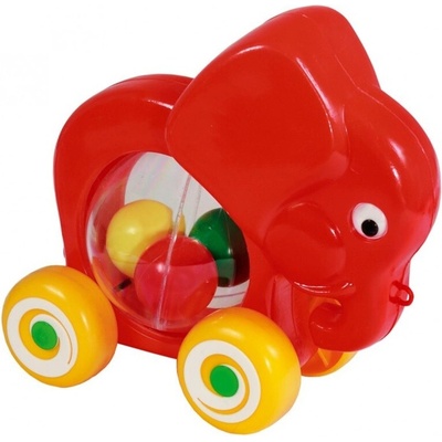 Směr Slon s loptičky ťahacie plast 20x18x9