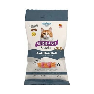 Serrano Snack for Cat-Salmon&Tuna-AntiHairball 50 g