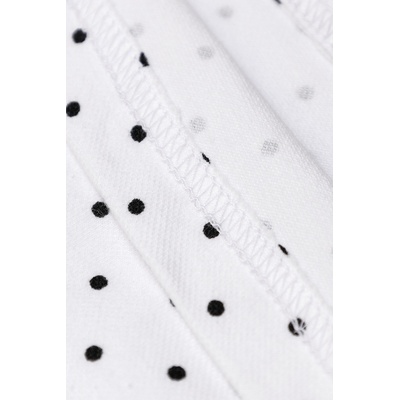 Winkiki kids Wear dívčí polo s dlouhým rukávem bílá černá