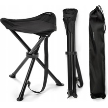 Meteor Lago skladacia stolička čierna