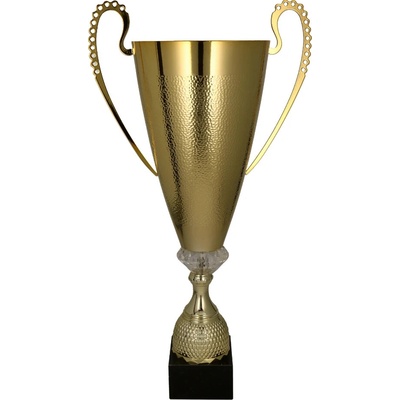 PUCHARY Pohár zlatý kovový Výška: 76cm Průměr: 21,5 cm