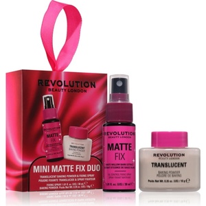 Revolution Beauty Mini Matte Fix Duo подаръчен комплект за лице за жени