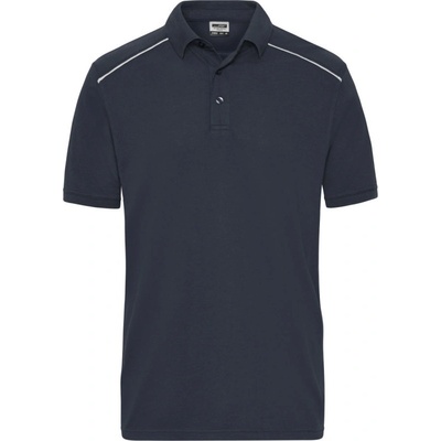 James & Nicholson polokošile Solid JN 892 krátký rukáv pánská černá