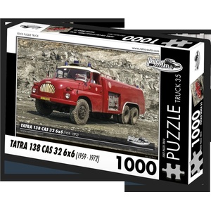 Retro cars - Puzzle TRUCK - Tatra 138 CAS 32 6x6 (1959 - 1972) - 1 000 piese