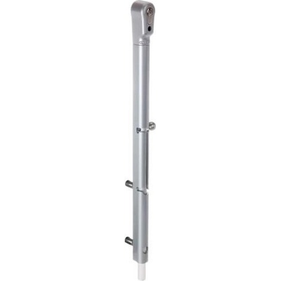 LOCINOX KEYDROP ZILV - zamykatelná mechanická zástrč pro křídlové brány, pr. 20 mm, stříbrná KEYDROP_ZILV