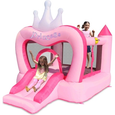 Happy Hop Skákací nafukovací hrad s korunkou pro Princezny – Zbozi.Blesk.cz