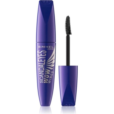 Rimmel ScandalEyes WOW Wings riasenka pre objem a natočenie rias 001 Black 12 ml